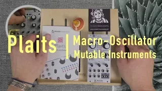 PLAITS - unboxing & first sound demo | Mutable Instruments | EURORACK - modular Synth