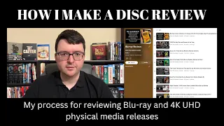 How I Make A Blu-ray or 4K UHD Disc Review