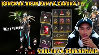 BONGKAR VAULT AKUN GARENA !! ISINYA GAK NGOTAK ADA SEMUA NYA !!