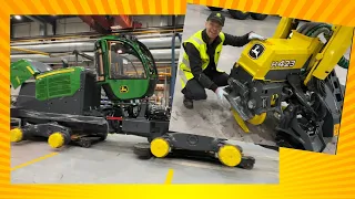 JOHN DEERE  forest machine manufacturing part 2/2. Finnish quality product