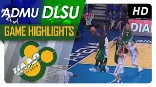 ADMU vs. DLSU | Game Highlights | UAAP 80 Men's Basketball | October 8, 2017