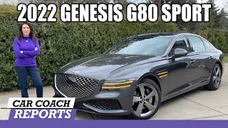 The 2022 Genesis G80 Sport | A BETTER luxury SPORT sedan