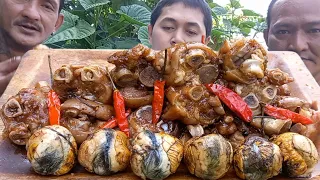 SPICY KILLER ADOBONG PATA W/BALOT/OITDOOR COOKING WITH YHELROSE TV.