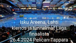 Isku Areena, Liiga finaali 26.4. tunnelmat ja kierros