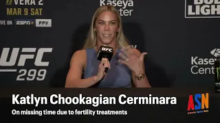 UFC's Katlyn Cerminara Gets Emotional Talking About Miscarriages, Fertility Treatments