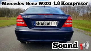 Mercedes-Benz C Klasa W203 1.8 Kompresor - Sound check