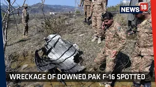 Is this Wreckage of the Downed Pakistani F-16 Jet?