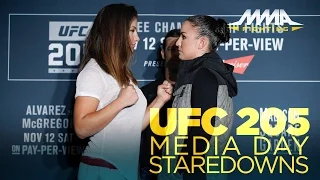 UFC 205 Media Day Staredowns