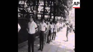 SYND 17/5/70 STUDENTS AT JACKSON STATE COLLEGE MOURN THE DEATH OF TWO COLLEAGUES