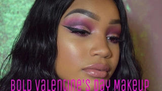 BOLD VALENTINE'S DAY MAKEUP TUTORIAL | LANI FELI