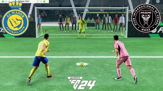 FIFA 24 Volta Football | Ronaldo vs Messi | Al Nassr vs Inter Miami | Penalty Shootout - PS5