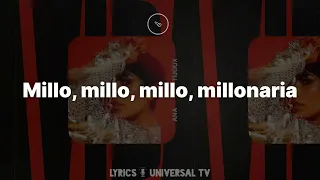 Ana Tijoux - Millonaria (Letra/Lyrics)