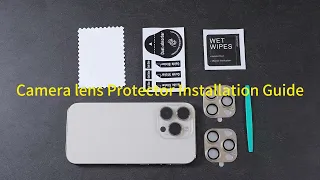 iPhone 15 Pro Max Camera Lens Protector Installation Video