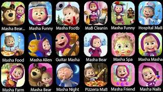 Masha and The Bear Game, Masha Kasha, Masha and The Bear Nails, Masha Pizzeria, MaB Farm