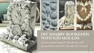 IOD Moulds Diy Shabby & Chic Bookends