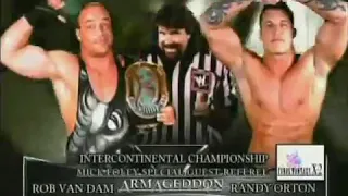 WWE Armageddon 2003 Match Card