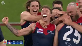 Scenes after the final siren!