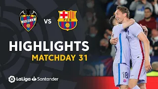 Highlights Levante UD vs FC Barcelona (2-3)