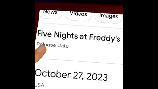 Me Checking When The New FNaF Movie Will Release 🥲 #fnaf #fnafmovie #movie