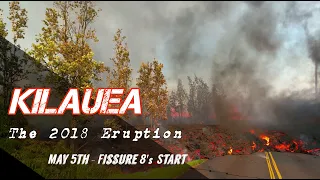 Drones On - May 5th, 2018 Kilauea Eruption - Day 3 - Fissure 8's Start