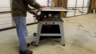 How To Assemble Craftsman 10'' Table Saw Model # 21807