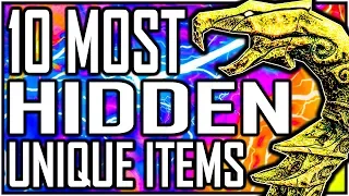 SKYRIM - 10 Most HIDDEN Unique Items