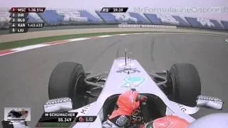 Michael Schumacher onboard lap Formula 1 2011 FP3 (hd).