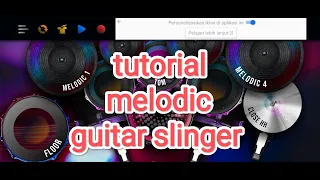 #realdrum #realdrumcover #tutorial melodic guitar slinger di aplikasi real drum