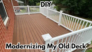 Modernizing My Old Deck | How to Re-Build your Deck Start to Finish DIY