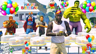 Black Franklin Birthday Celebration in GTA 5 Hindi | Black Franklin Birthday Party | GTA 5 AVENGERS