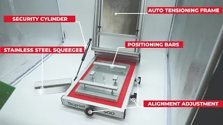 MANUAL OPERATED STENCIL PRINTER FOR SMD - TECPRINT