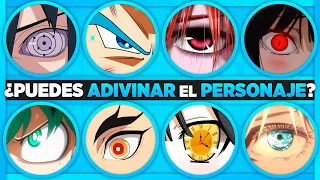 ADIVINA los OJOS de ANIME (Nivel FÁCIL-DIFÍCIL) ¿Cuánto sabes de anime? TEST de ANIME | Anime QUIZ 💙