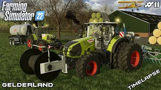 Spreading slurry with a NEW TRACTOR | Animals on Gelderland | Farming Simulator 22 | Episode 11