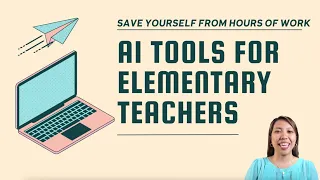 AI TOOLS FOR ELEMENTARY TEACHERS! AN HOUR OF WORK IN 5 MINUTES #chatgpt #dalle #teacherbelle