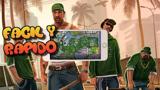 ✅ COMO DESBLOQUEAR TODO EL MAPA DE GTA SAN ANDREAS ANDROID *bien explicado*