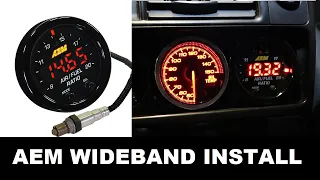 How to install an AEM Wideband to K PRO V4 - Honda Civic K Swap Part 13