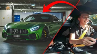 Řídil jsem zelenou bestii! | MERCEDES AMG GT R