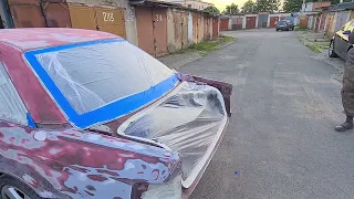 Опыт в покраске и полировки, Audi 100