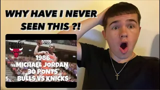 Michael Jordan 1986: 30 pts vs New York Knicks | THIS IS INSANE !