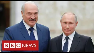 Belarus leader meets Putin and accuses West of destabilising his country - BBC News