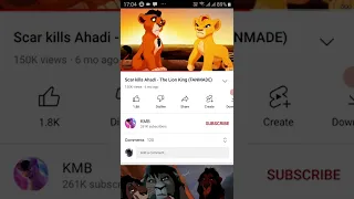 Scar Kills Ahadi and Mufasa kills Scar(FANMADE THE LION KING)