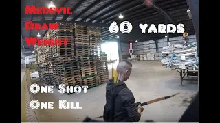 Instinctive Archery 90# @ 28,  60 yards (BULLSEYE)