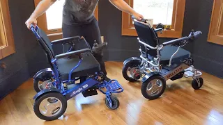 Falcon Compared To Eagle 🦅 Motorized Folding Wheelchair