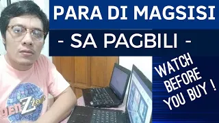 BAGO BUMILI NG LAPTOP, PANOORIN MUNA ITO/GUIDE MO SA PAGBILI