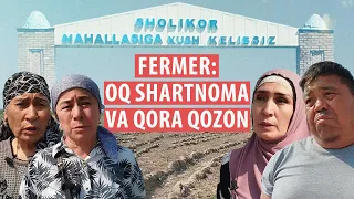 Sirdaryolik fermerlar: Hokimiyat bo’sh shartnomaga qo’l qo’yishga majburlayapti