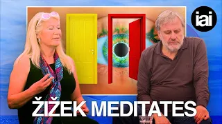 Slavoj Žižek does a guided meditation, then hits back | with Lisa Miller and Destiny