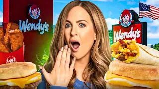 Irish Girl Tries Wendy's American Breakfast For The First Time