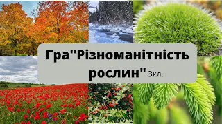 😏 Гра "Різноманітність рослин" ☘ Природознавство 3 клас 🤗