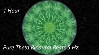 Pure Theta Binaural Beats 5 Hz [1 Hour]