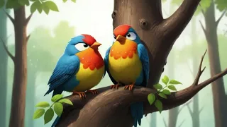 "The Resilient Birds: A Tale of Unity" || Learn English Stories || Bedtime story for kids ||